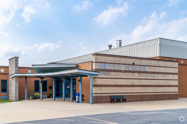 The academics at Twin Valley Middle School receive a B+ grade from niche.com