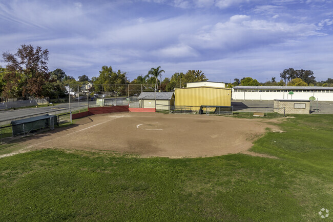 Elverta Elementary School has a nice baseball diamond.