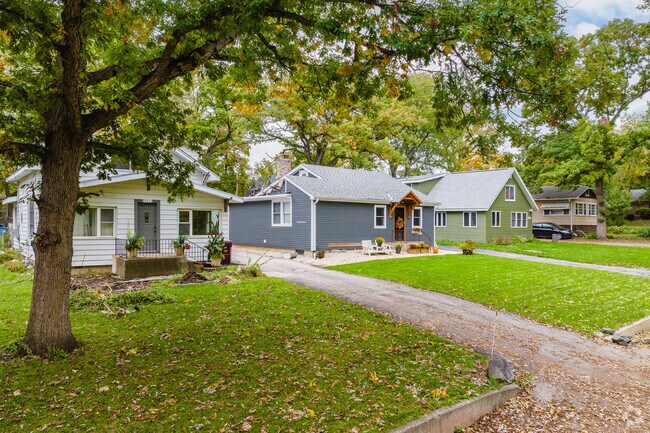 Single story homes of various styles sit peacefully in Lake Villa's more secluded neighborhoods.