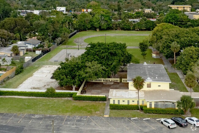 Athletic areas of Somerset Academy Village Charter Middle School in Wilton Manors, FL.