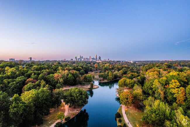 Freedom Park is a short drive east of Ashbrook-Clawson Village.