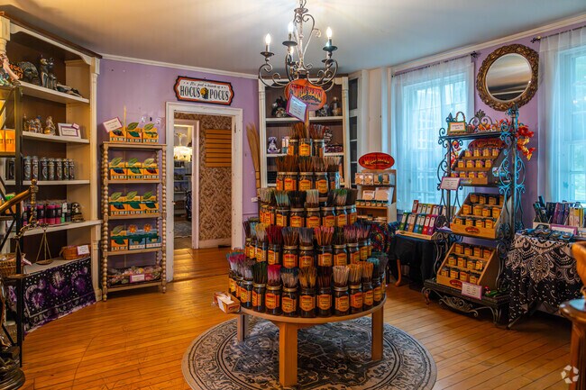 Explore the various incents, jewelry, and more at A Touch of Magick in Uxbridge.