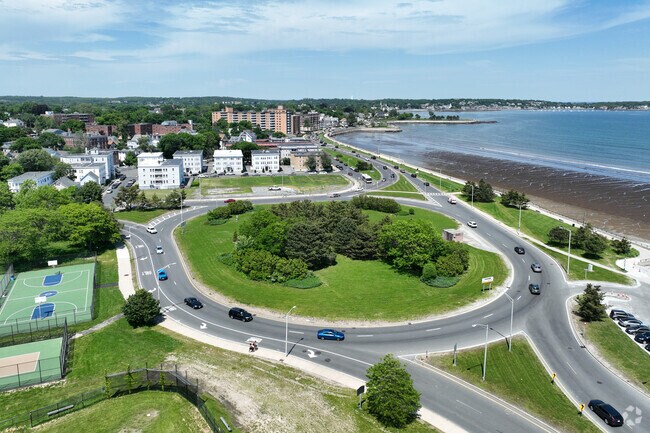 Residents along Fayette Street in Nahant use scenic Route 1A for quick trips to Logan Airport.