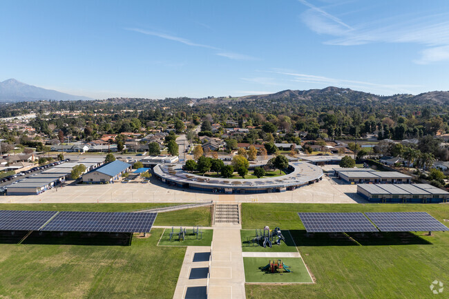 Backside of Mesa Elementary School  in West Covina, Ca.