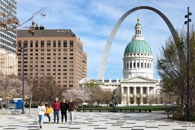Just east of Glen Echo Park is The Gateway Arch, built in the form of a catenary arch.