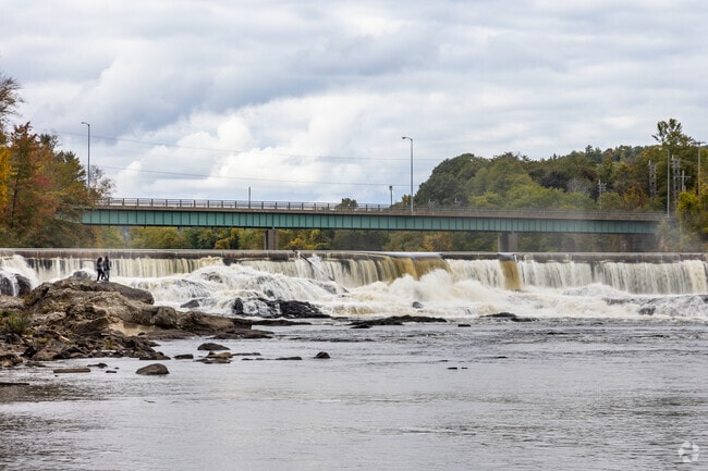 Enjoy the view of the falls in Livermore.