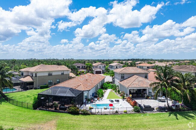 Most Parklands homes have private swimming pools and backyard patios.