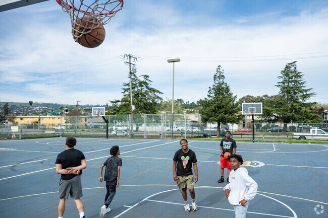 Basketball is a popular sport at Verdese Carter Park.