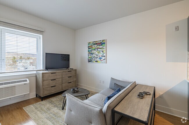 Studio - 494SF - Living Room