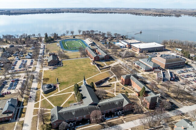 Buena Vista University has a gorgeous lakeside campus in Storm Lake.