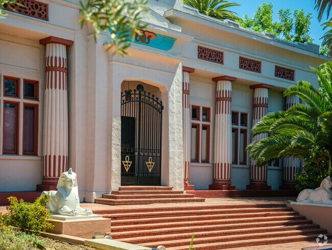 The Plaza Of The Rosicrucian Egyptian Museum.