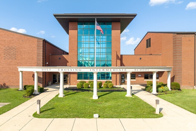 Holt Crossing Intermediate School serves the children in grades five and six.
