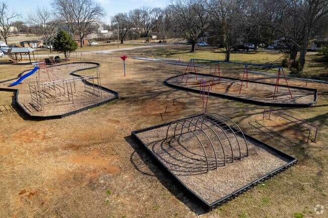Playground at Leon Sheffield Magnet Elementary School in Decatur Alabama.