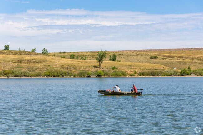 Spend a day boating at Bear Creek Lake Park
