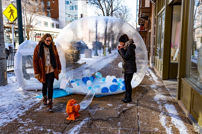 Check out the annual ice festival in University City.