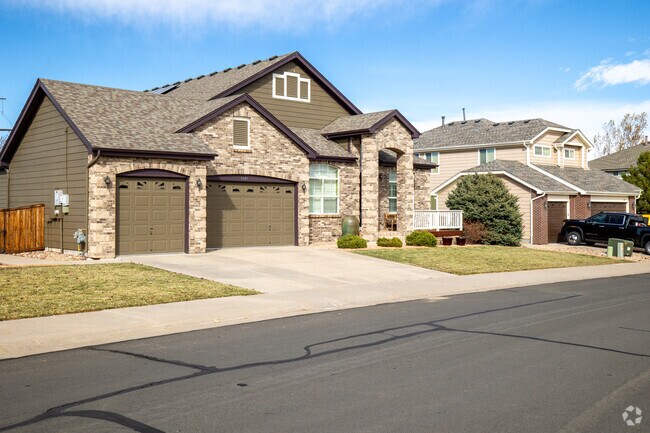 Sidewalk-lined streets run through the Sapphire Pointe neighborhood.