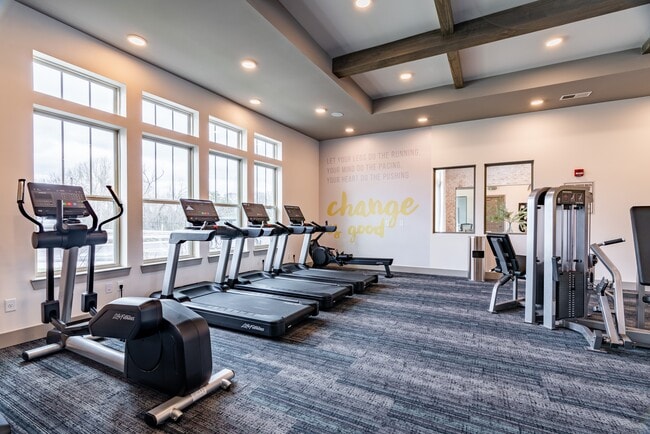 Fitness Center with Cardio and Strength Training Equipment