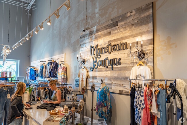 There are myriad chain stores in Omni, but you will also find options like Mainstream Boutique.