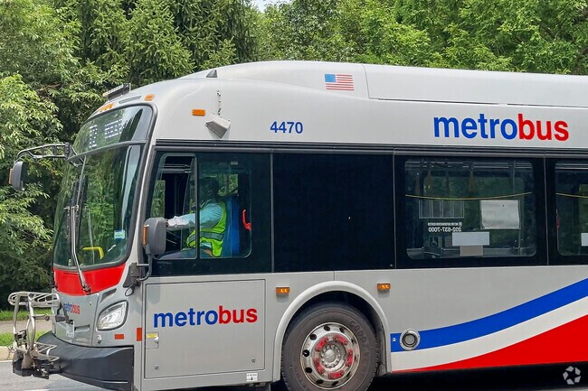 The Metrobus serves Carderock Springs to the nearby Bethesda Metro station.