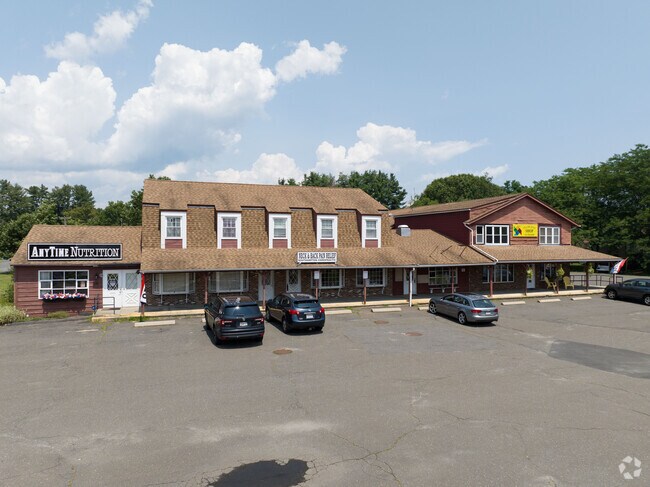 There are a few shopping centers on Rte 10 in Southampton, MA.