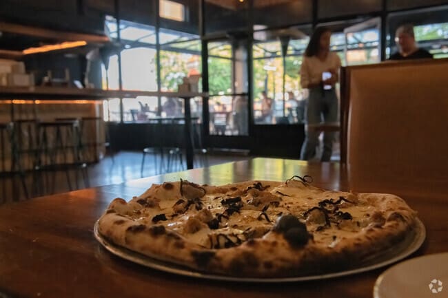 Sampling the wood-fired pizza at JJ Hadley is always a treat for residents of Newburg.