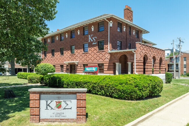 Campustown is home to many Fraternities and Sororities.