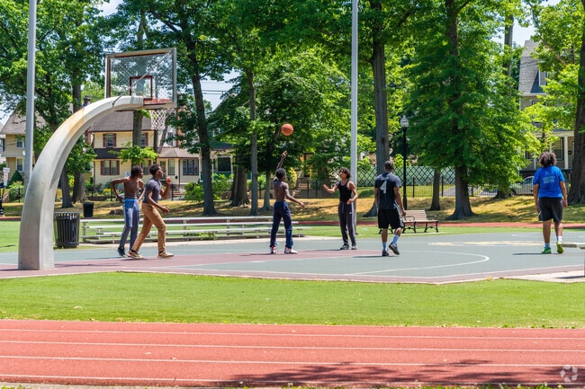 East Orange's recently upgraded Watsessing Park is a great place for a pick-up ball game.