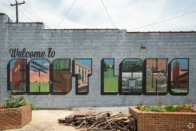 Admire the artwork in South Eastlake.