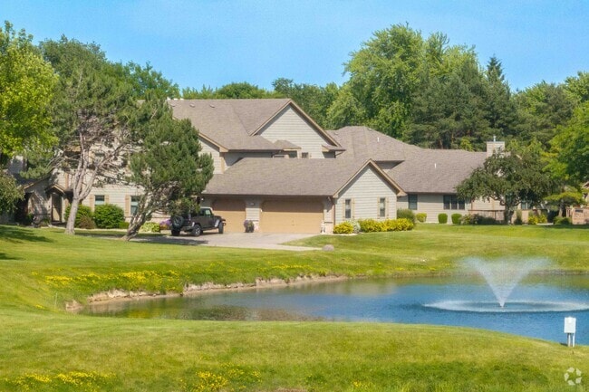 Parkside homes are commonly surrounded by beautiful ponds.