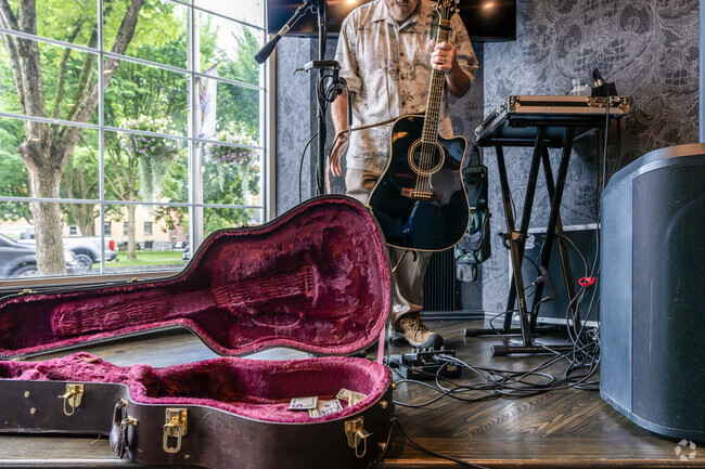 The Park Patio Music Series takes place each summer on the Park Patio at The Queensbury Hotel.