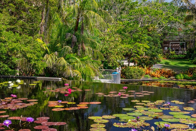 The Naples Botanical Garden is a beautiful place to spend the day near Lely Country Club.