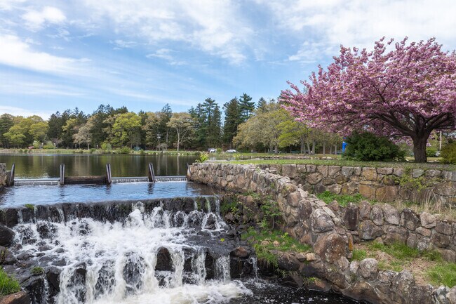 Brockton residents can relax and listen to the sound of rushing water in D.W. Field Park.