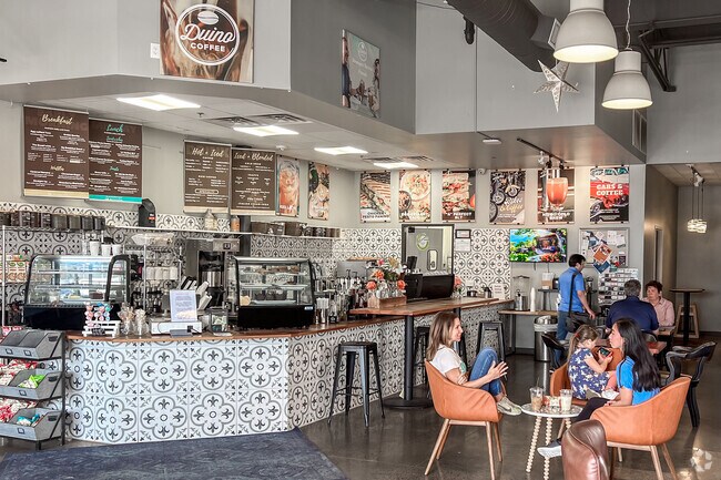 Stop by Duino and get a very delicious coffee or drink and something to eat while you socialize.