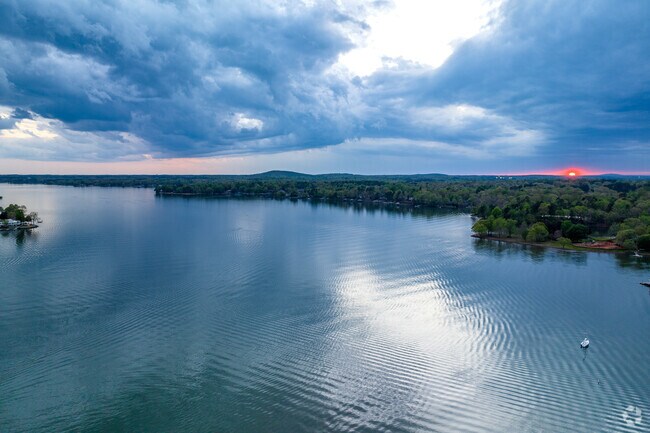 You can drive 20 minutes north to enjoy a beautiful sunset on Lake Wylie.