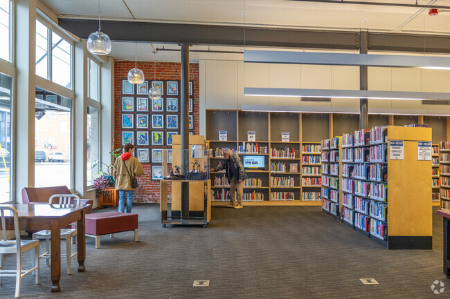 Lewiston features a public library in the downtown corridor.