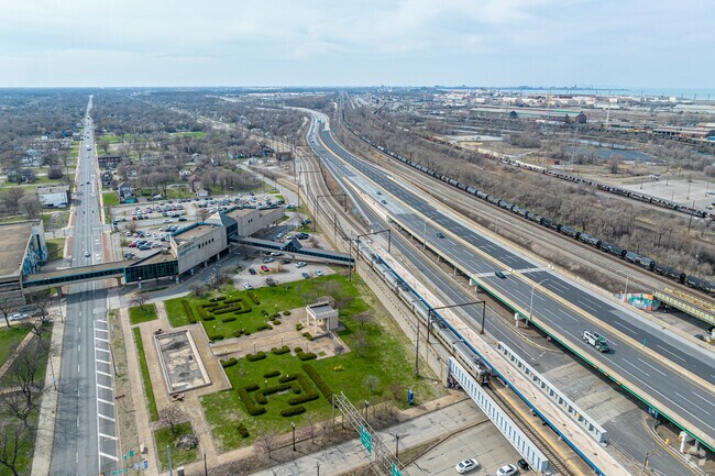 Gateway Park in Gary is located outside the metro center.