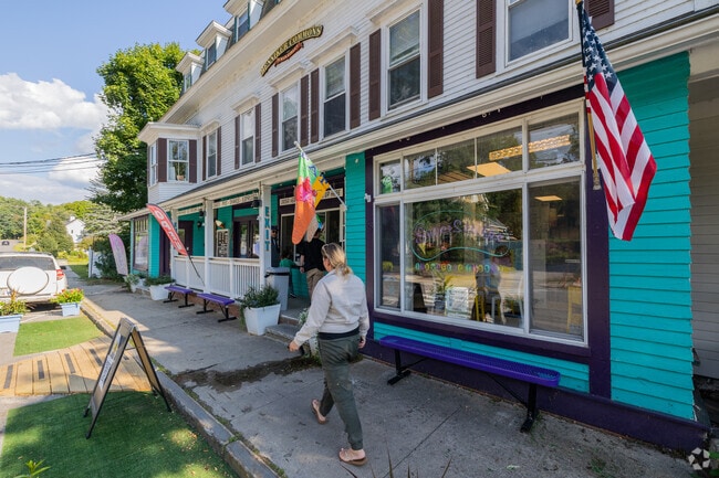 In nearby Henniker, you can find Super Scoops, a gourmet ice cream shop.