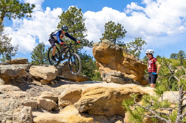 Palmer Park is one of the more popular places for mountain bikers in Colorado Springs.