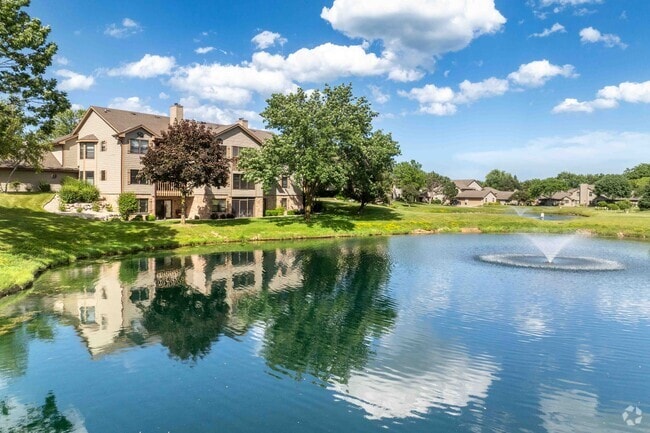 Parkside homes are commonly surrounded by beautiful ponds.