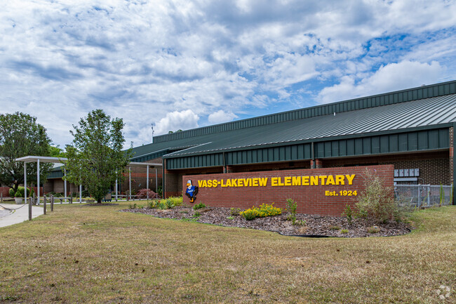 Vass-Lakeview Elementary School serves just under 500 students.