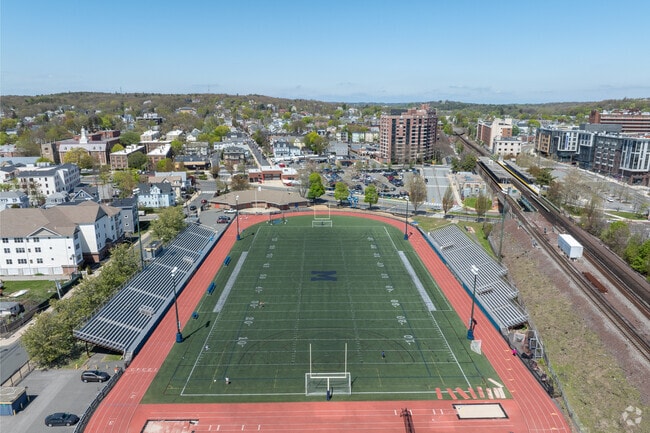 MacDonald Stadium in Edgeworth has a full sized track and field to work out on.