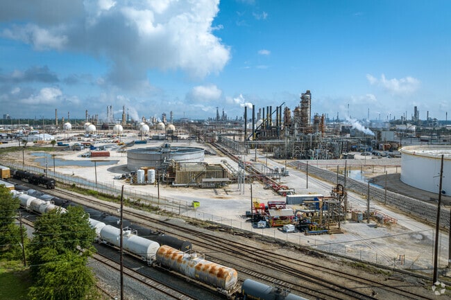 Beaumont finds itself in the presence of nearby refineries, offering thousands of jobs.