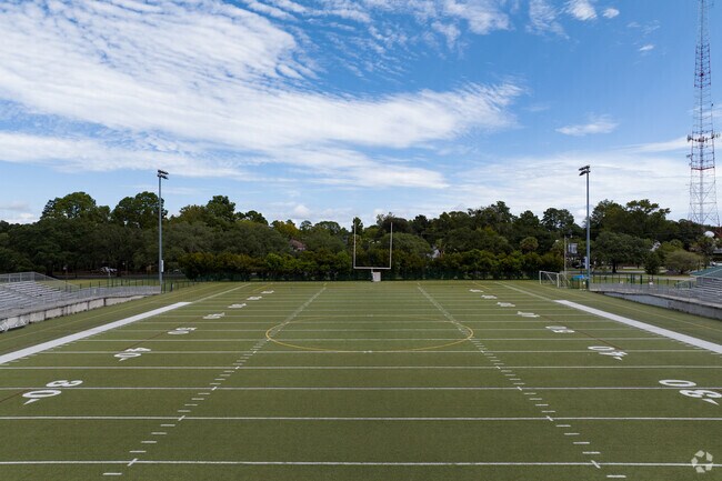 Daffin Park features a newly renovated football field.