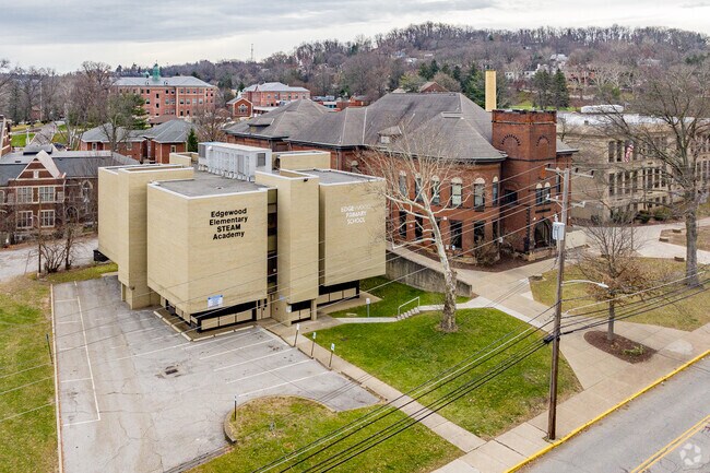 Edgewood Elementary STEAM Academy is nestled amongst the quiet streets of Edgewood.