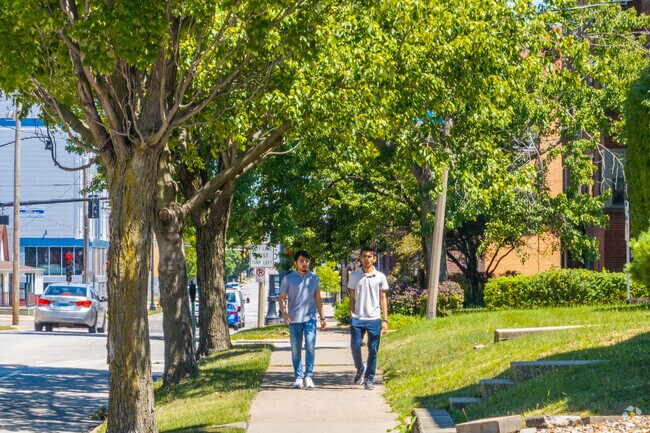 The streets of Campustown are always busy and full of life.