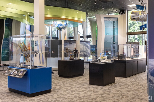 Open to the public NASA's Goddard Space Flight Visitor Center has exhibits for everyone.