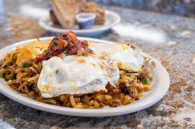 Ya Making Me Cry breakfast a Sunny's Diner is a spicy way to start your day in Tualatin East.