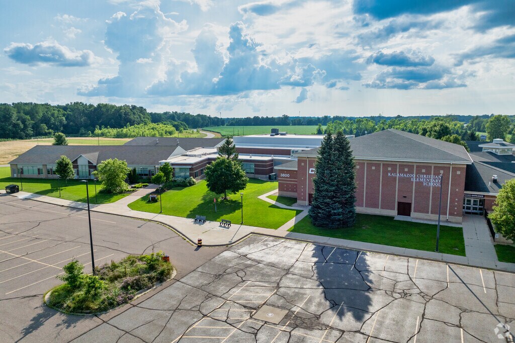 The Kalamazoo Christian Elementary and Middle School serves students in grades K-8.