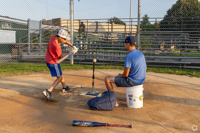 Baseball practices take place at Floral Park Recreation Center.