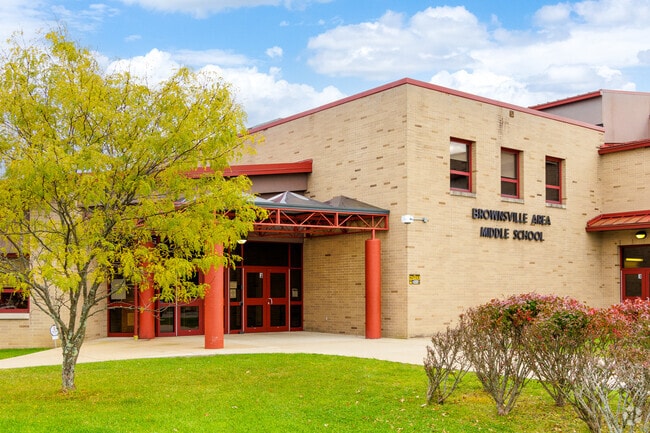 Entrance to Brownsville Area Middle School.